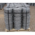 Galvanized barbed wire for protection